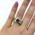 Vintage 1.50ct Sapphire and 2 Diamond Ring