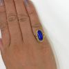 Vintage Lapis Lazuli Solitaire Ring