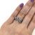 Vintage Diamond 'Wave' Platinum Band