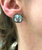 Classic Blue Topaz Stud Earrings