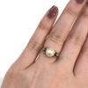 Vintage Cultured Pearl 14kt Ring
