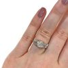 Art Deco .74ct Diamond Engagement Platinum Ring