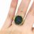 Vintage Griffin Rampant Bloodstone Intaglio Ring