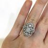Vintage Diamond Cluster Ring