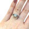 Diamond Solitaire Ring with Ring Jacket
