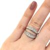 Diamond Solitaire Ring with Ring Jacket