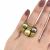 Mid-Century Modern South Sea Pearl Ring