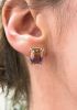 Vintage 10.61ct Ametrine Earrings in 14kt Yellow Gold