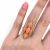 Marquise Coral Cluster Ring