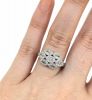 Diamond Cluster Ring