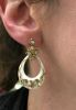 Ivory and Diamond Earrings