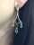 Modern Prasiolite and Diamond Earrings