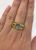 Vintage Aquamarine and Peridot Ring