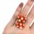 Coral and Ruby Ring