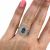 Vintage Style 1.23ct Sapphire and Diamond 18kt Ring