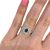 Art Deco Inspired Sapphire and Diamond Ring