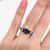 Modern  3 Sapphire Ring