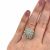Vintage Diamond Cluster Floral Ring