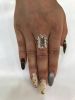 Vintage 8.17ct Aquamarine Solitaire Ring in 18kt Yellow Gold