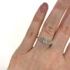 Vintage Diamond Engagement Ring in 18kt White Gold