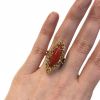 Vintage Coral Ring