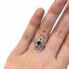 Birks Ruby and Diamond Engagment Ring