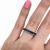 Modern Sapphire Half Eternity Band