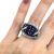 Lucas Modern Sapphire and Diamond RIng