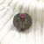 Victorian Sapphire Ruby Emerald Diamond Scarab Brooch
