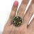 Modern Onyx and Diamond Ring