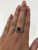 Vintage Ruby and Diamond Engagment Ring