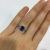 Modern Sapphire and Diamond Engagement Ring