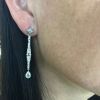 Vintage Diamond Drop Earrings