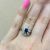 Vintage .83ct Sapphire and Diamond 18kt Ring
