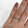 Vintage Diamond Wedding Rings Set
