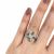 Vintage Diamond Ribbon Cluster Ring