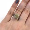 Art Deco Inspired 2.02ct Yellow Diamond 18kt Ring