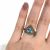 Vintage Inspired Aquamarine and Diamond Ring