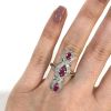 Vintage Ruby and Diamond Ring