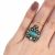 Vintage Turquoise and Diamond Ring