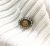 Vintage Yellow Sapphire and Pearl Brooch