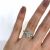 Vintage Inspired Diamond Navette Cluster Ring