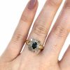 Vintage Sapphire and Diamond Ring