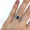 Vintage .91ct Sapphire and Diamond 14kt Ring