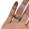 Vintage Gold Eternity Band
