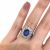 Vintage Sapphire and Diamond Ring