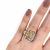 Vintage Diamond Buckle Ring