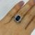 Vintage Inspired Sapphire and Diamond Ring