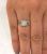 Vintage Diamond and Synthetic Sapphire Ring