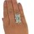 Vintage Aquamarine and Diamond Ring